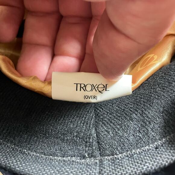 Troxel Grand Prix Gold II Equestrian Riding Helmet Small Black Velvet Show - Picture 8 of 10